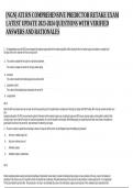 [NGN] ATI RN COMPREHENSIVE 2023!!! ATI COMPREHENSIVE PREDICTOR VERSION 1 COMPLETE (150) QUESTIONS AND ANSWERS LATEST 2023-2024 | NEW, [NGN] ATI RN COMPREHENSIVE PREDICTOR RETAKE (177Q & As) UPDATED MAY 2023 & [NGN] ATI RN COMPREHENSIVE PREDICTOR RETAKE EX