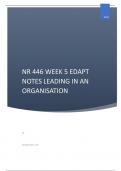NR 446 WEEK 5 EDAPT NOTES LEADING IN AN ORGANISATION.pdf
