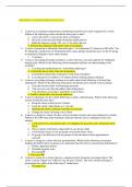 MEDSURG ATI PROCTORED EXAM 2019 1. A nurse in an emergency department is preparing to perform an ocular irrigation for a client. Which of the following actions should the nurse plan to take? a. Assess the client’s visual acuity prior to irrigation b. Have