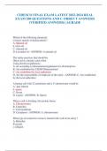 CIDESCO FINAL EXAM LATEST 2023-2024 REAL  EXAM 200 QUESTIONS AND C ORRECT ANSWERS  (VERIFIED ANSWERS) 