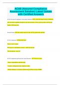 ACAS (Assured Compliance Assessment Solution) Latest Update with Certified Answers