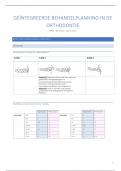 VOLLEDIGE SAMENVATTING ORTHODONTIE (BEHANDELPLANNING)