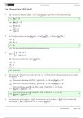 AP Calculus AB worksheets with answer sheets