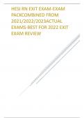 HESI RN EXIT EXAM PACK COMBINED FROM   ACTUAL EXAMS BEST FOR 2024 EXIT EXAM REVIEW.pdf