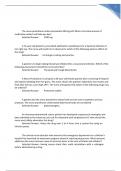 WALDEN UNIVERSITY NURS 6521 FINALS ADVANCED PHARMACOLOGY Exam Elaborations Questions with Answers Graded A+