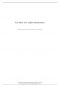 RN HESI Exit Exam Remediation