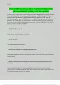 DEVELOPMENTAL EDUCATIONAL PSYCHOLOGY QUESTIONS AND ANSWERS (2023/2024) (VERIFIED ANSWERS Mr. Remick asks 9-year-old Anne to divide a pitcher of lemonade equally between two glasses, one each for her and her friend Kate. The two glasses are different shape