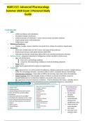 Pharm_Exam_3NURS 615: Advanced Pharmacology Summer 2020 Exam 3 Personal Study Guide