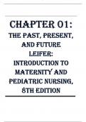 Chapter 01:  The Past, Present, and Future Leifer:  Introduction to Maternity and Pediatric Nursing, 8th Edition