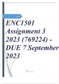 ENC1501 Assignment 3 2023 (769224) - DUE 7 September 2023