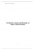 Test bank for Anatomy and Physiology 1st Edition by Michael McKinley