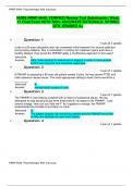 NURS NRNP 6640: VERIFIED Review Test Submission: Week 11 Final Exam WITH 100% ACCURATE RATIONALE. SPRING QTR. GRADED A+