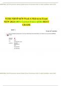 NURS NRNP 6670 Week 6 Mid-term Exam NEW 2023 (100% Correct FALL QTR) BEST GRADE