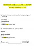 ALL CIDESCO QUESTIONS AND ANSWERS 2023/CIDESCO Question Bank/CIDESCO Exam Prep Questions And Answers 2023/ CIBTAC AND CIDESCO EXAMS//CIBTAC/CIDESCO BEAUTY SERVICES PAPER/CIDESCO: Cytology & Histology/Cidesco mcqs 5 Questions And Answers/Cidesco Questions