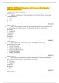 GED101 - MODULE 4 Questions with Answers Best Updated Solutions RATED A+