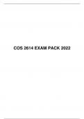 COS 2614 EXAM PACK 2022, University of South Africa, UNISA