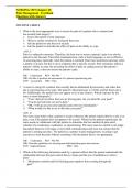 NURSING 1519 Chapter 43: Pain Management   Test Bank Questions with Answers