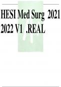 HESI Med Surg 2021 2022 V1 .REAL EXAM 2