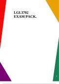 LGL3702 EXAM PACK.