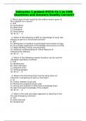 Instructor 1 pretest IFSTA Ch 1 to CH9|Questions and Answers Readily Correct!!