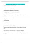 PSI Practice Test questions with correct answers