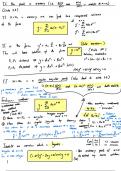 Differential equations and Fourier Analysis summary notes