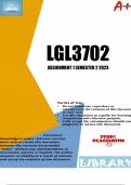 LGL3702 Assignment 1 (ANSWERS) Semester 2 2023