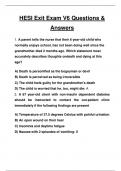 HESI Exit Exam V6 Questions & Answers