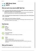 GED Maths Study Guide- Questions & Answers