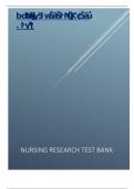 TEST BANK FOR NURSING RESEARCH  COMPLETE CHAPTERS .pdf