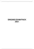 ENG 2602 EXAM PACK, University of South Africa, UNISA