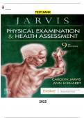 Test Bank for Physical Examination and Health Assessment 9th Edition by Carolyn Jarvis & Ann L. Eckhardt - Complete Elaborated and Latest Test Bank. ALL Chapters (1-47) Included and Updated - 5* Rated