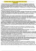 Florida Real Estate Exam Practice Exam Qestions 1. Fred wants to live in the guest room of Barney's flagstone townhouse, so Barney verbally agrees to let Fred move in. Evaluate this scenario and choose the response that best explains whether or not a v