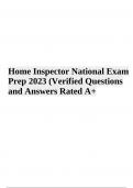 Home Inspector Exam Questions and Answers 2023/2024 (GRADED A+)