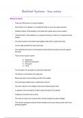 Skeletal system - key notes and cheat sheet 