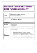 NURS 6531  - STUDENT LEARNING GUIDE• WALDEN UNIVERSITY