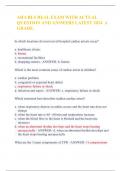 AHA BLS REAL EXAM WITH ACTUAL QUESTION AND ANSWERS LATEST 2024  A GRADE