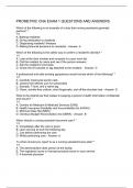 PROMETRIC CNA EXAM 1 QUESTIONS AND ANSWERS