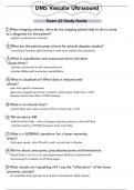 vascular ultrasound exam 2 study guide