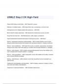 USMLE Step 2 CK High-Yield Questions & Answers 2023 ( A+ GRADED 100% VERIFIED)
