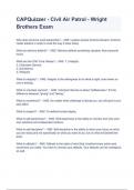 CAPQuizzer - Civil Air Patrol - Wright Brothers Exam Questions And Answers 20223