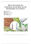 Presentatie Biologie tuinkersproef