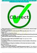 AAPC CPC Exam Questions and Answer pdf/ AAPC CPC exam 2023-2024  All Questions and 100% Correct Answers