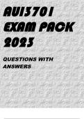 AUI3701 EXAM PACK 2023