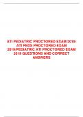 NUTRITION ATI PROCTORED 2019 REAL EXAM  QUESTIONS AND 100% CORRECT ANSWERS 160 QUESTIONS AND SOLUTIONS NEW UPDATE 2022 