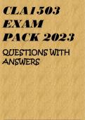 CLA1503 EXAM PACK 2023