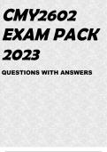 CMY2602 EXAM PACK 2023