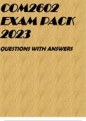 COM2602 EXAM PACK 2023