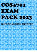 COS3701 EXAM PACK 2023