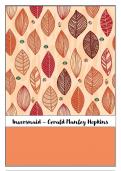 Inversnaid - Gerald Manley Hopkins - Full summary